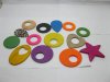 100 Colorful Wooden Beads Assorted Style 100 Colorful Wooden Beads Assorted Style