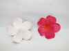 100 New Red Fabulous Foam Frangipani Flower 8x2cm