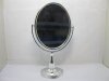 1X New Pedestal Oval Makeup Mirror Double Sided 3x Magnify 1X New Pedestal Oval Makeup Mirror Double Sided 3x Magnify