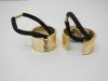 6Pcs Fashiong Hair Cuff Pony Tail Rope Band Hair Tie - Golden 6Pcs Fashiong Hair Cuff Pony Tail Rope Band Hair Tie - Golden