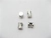 100 silver plated alloy metal Carved "Cola" Pandora Beads 100 silver plated alloy metal Carved "Cola" Pandora Beads