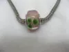100 Pink Murano Round Glass European Beads be-g370 100 Pink Murano Round Glass European Beads be-g370