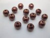 500 Coffee Round Simulate Pearl Loose Beads 10mm 500 Coffee Round Simulate Pearl Loose Beads 10mm
