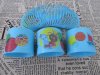12 Jumbo Huge Blue Cartoon Character Slinky Rainbow Spring 75mm 12 Jumbo Huge Blue Cartoon Character Slinky Rainbow Spring 75mm