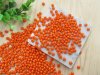3000Pcs Flat Round Faceted Spacer Beads 6x4mm - Orange