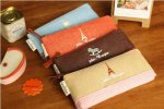 10 New Hemp Pencil Case Zipper Bag Makeup Bag Pouch Purse