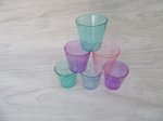 24Sets x 20Pcs Plastic Disposable Shot Glasses 40mm High