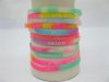 98 Silicone Bracelet Glow in Dark Mixed 5mm Wide 98 Silicone Bracelet Glow in Dark Mixed 5mm Wide