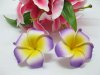 50 Purple Fabulous Foam Frangipani Flower 8x3.5cm