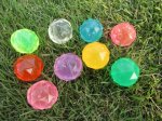 100Pcs Amazing Diamond Shaped Bouncing Balls 28mm Mixed