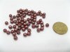 4950 Coffee 6mm Round Simulate Pearl Beads