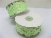 5Roll X 10Meters Green Satin Wide Flower Craft Daisy Ribbon