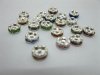 20Pcs Rhinestone Rondelle Spacers Beads 6x3mm Mixed