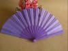 10Pcs New Plain Purple Folding Hand Fans Wedding Favor 10Pcs New Plain Purple Folding Hand Fans Wedding Favor