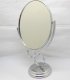 4X New Pedestal Oval Makeup Mirror Double Sided 29.5cm High