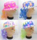 10 New Hat With Wig Costume Prop Party Favor