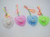 60 Flashing Plastic Heart Necklace For Disco Party-Mixed 60 Flashing Plastic Heart Necklace For Disco Party-Mixed