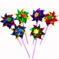 100 New Colourful Flower DIY Windmill Wholesale Mixed