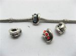 20 European Thread Beads With Rhinestone ac-sp479