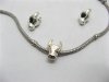 20 Alloy Ox Head Thread European Beads ac-sp544