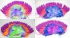 5X Rainbow Colourful Costume Hair Wigs Party Favors 120G EA