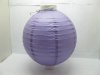5Pcs Plain Purple Led Paper Lantern w/Mini Bulb 25cm