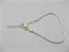 1 Snake Chain Bracelets Fits European 20cm pa-s2 1 Snake Chain Bracelets Fits European 20cm pa-s2