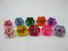98Pcs Flower Shape Rings Mixed Colour for Kids 98Pcs Flower Shape Rings Mixed Colour for Kids