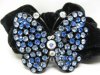 12pcs Chic Designer Hair Clips,Rhinestone Floral Clips