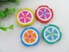 60Pcs Wheel Shape Erasers Mixed Color