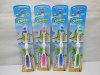 12X New Dinosaur of Kids Morning Kiss Toothbrush Mixed