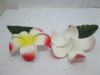 30 Red Fabulous Foam Frangipani Flower: 8x3.5cm