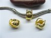 10 Gold Plated Ladybug European Stopper Beads Clips pa-c28