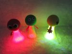24Pcs Lovely Light Up Jump Elf Toys Mixed Color 85mm High