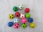 100X Sporty Football Basketball Rubber Bouncing Balls 30mm Dia