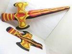 12X Huge Inflatable Flame Swords 70cm Kids Inflate Toys