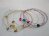 1Pack X 12Sets Thin Bracelets w/Bell Mixed Color