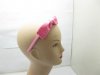 60 New Pink Hair Band with Attached Bowknot