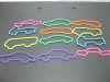 10Bags X 12Pcs Car Vehicle Silly Bands Bandz Mixed Color