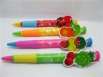 16Pcs Jumbo Automatic Ball Point Pens Fruit Design