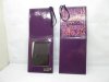 10Pcs New Purple Leatherette Cover Make-up Mirror