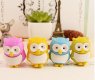 36Pcs New Novelty Owl Shaped Erasers Mixed Color