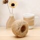 A New 100M Burlap Rope Hemp Cord Thread Jute String Roll 2mm A New 100M Burlap Rope Hemp Cord Thread Jute String Roll 2mm