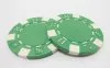 50 New Green Plain Poker Chips 39x3mm 50 New Green Plain Poker Chips 39x3mm