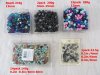 40Pack Plasic Beads Round Faceted Beads Assorted Wholesale