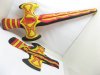 12X Huge Inflatable Flame Swords 70cm Kids Inflate Toys 12X Huge Inflatable Flame Swords 70cm Kids Inflate Toys