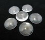 24Pcs Clear Round Glass Magnifying Cabochon Tiles 25x6mm Retail 24Pcs Clear Round Glass Magnifying Cabochon Tiles 25x6mm Retail