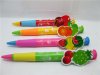 16Pcs Jumbo Automatic Ball Point Pens Fruit Design 16Pcs Jumbo Automatic Ball Point Pens Fruit Design