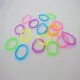6900Pcs Glow In Dark Loom Silicone Band Mixed Color 6900Pcs Glow In Dark Loom Silicone Band Mixed Color