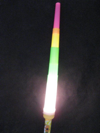 100 Plastic Glow Light Sticks for Disco Party - Click Image to Close